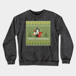 Kerosene Lamp In The Christmas Night | Christmas Idea Crewneck Sweatshirt